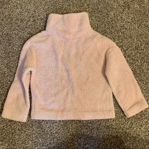 Gap Sherpa pullover in blush pink